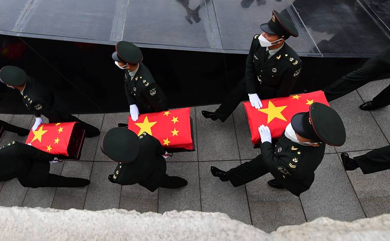 第八批在韩志愿军烈士遗骸今天归国安葬_凤凰网视频_凤凰网